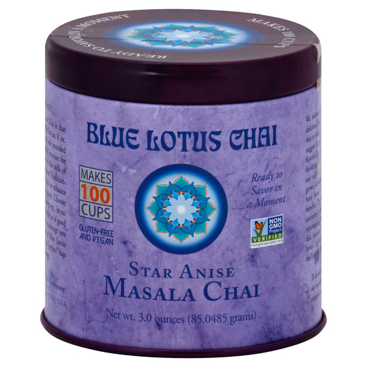 Blue Lotus Chai Chai Masala Star Anise 3 oz (Pack Of 6)