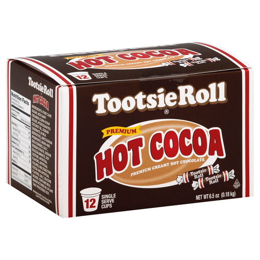 Tootsie Roll Beverages Cocoa Hot Tootsie Roll 12 Pieces (Pack Of 6)