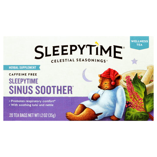 Celestial Seasonings Tea Sleepytime Sinus Soother 20 Bag (Pack Of 6)