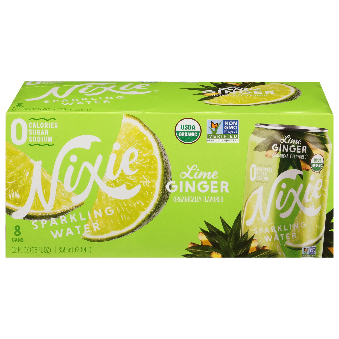 Nixie Water Sparkling Lime Ginger 96 FO (Pack Of 3)