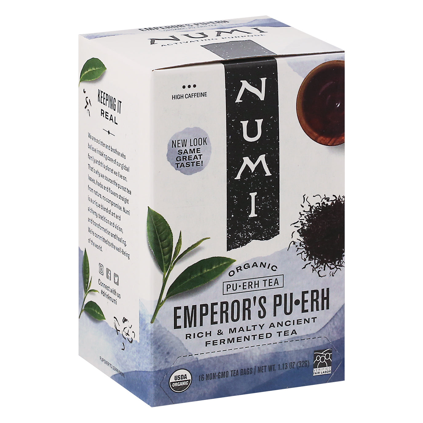 Numi Teas Tea Emperors Puerh 16 Bag (Pack Of 6)