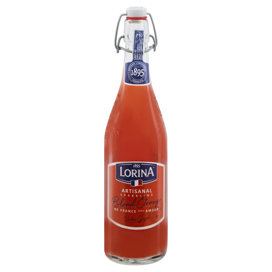 Lorina Beverage Artisanal Sparkling Blood Orange 25.4 FO (Pack of 12)