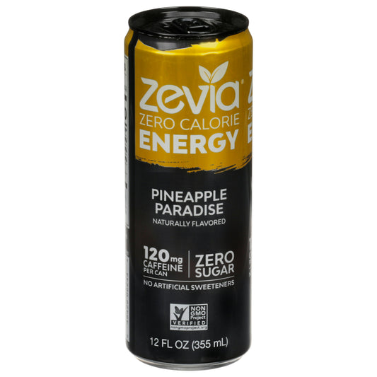 Zevia Energy Pineapple Paradise 12 FO (Pack of 12)