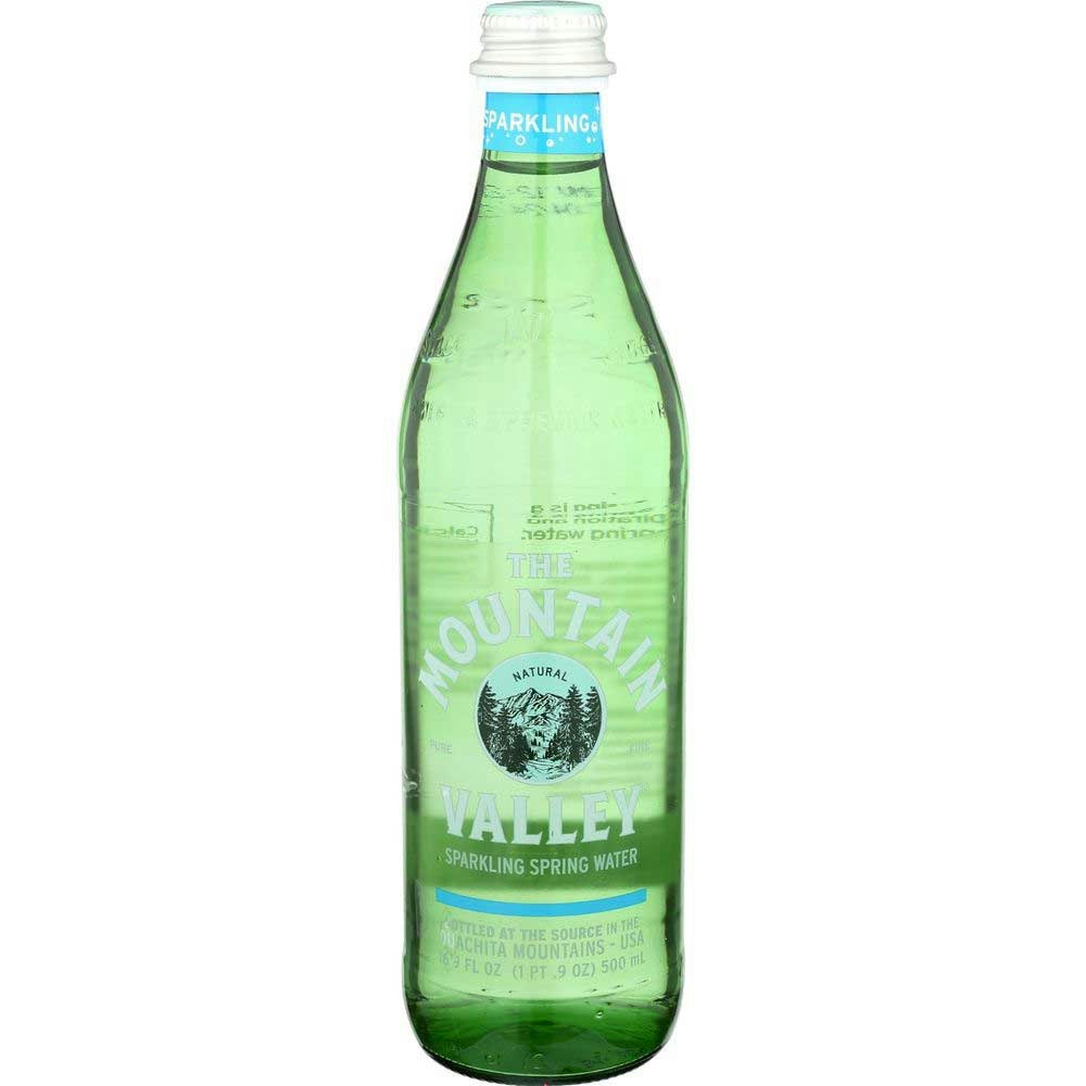 Mountain Valley Water Sparkling Premium Glass