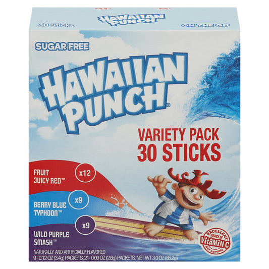 Hawaiian Punch Water Enhancer Variety 3 oz (Pack Of 6)
