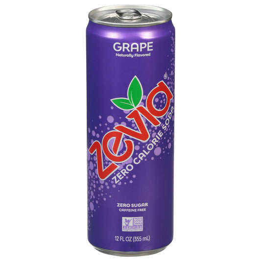 Zevia Soda Grape 12 FO (Pack of 12)