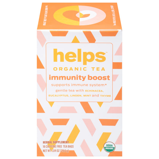 Helps Tea Immunity Boost Organic 16 Bag (Pack Of 6)