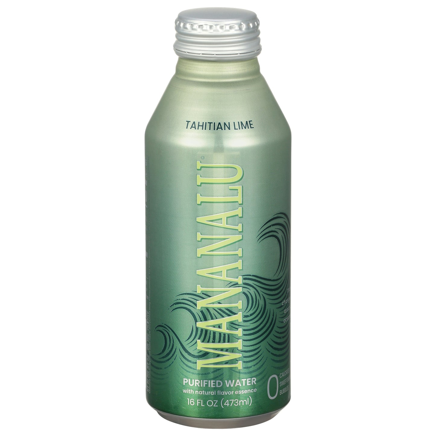 Mananalu Water Flavor Tahitian Lime 16 fl oz (Pack of 12)