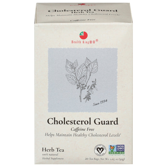 Health King Tea Tea Cholesterol Guard 20 Bag (Pack Of 12)