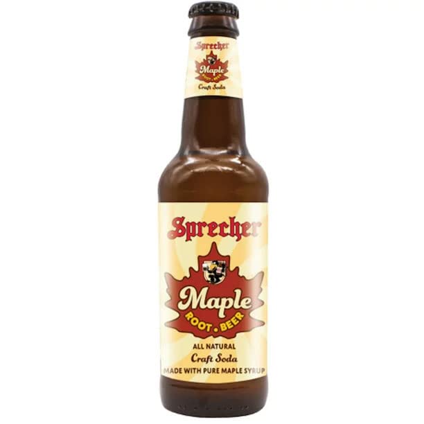 Sprecher Soda Root Beer Maple 16 fl oz Pack of 24