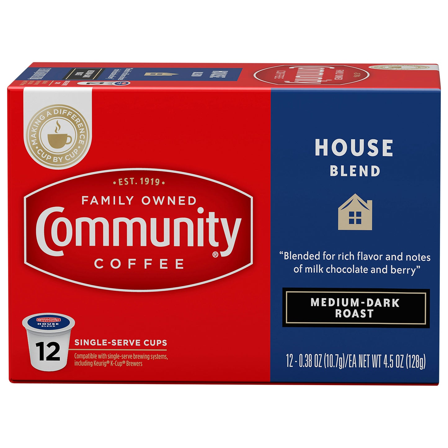Community Coffee Single Serve House Blend