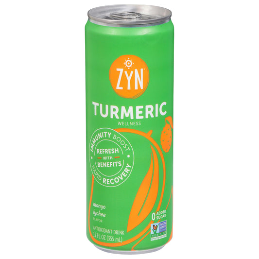 Zyn Turmeric Water Mango Lychee 12 FO (Pack of 6)