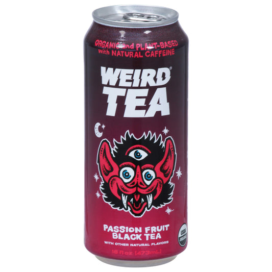 Drink Weird Tea Black Passion Fruit RTD 16 Fl oz (Pack of 12)