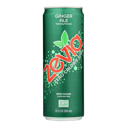 Zevia - Soda Ginger Ale 12 fl. oz (Pack of 12)
