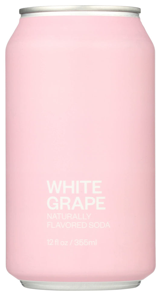 United Sodas of America White Grape Soda 12 oz Pack of 12