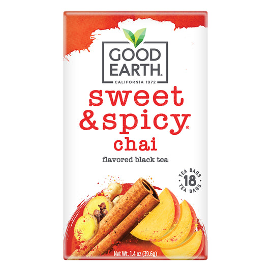 Good Earth Tea Chai Sweet Spicy 18 Bag (Pack Of 6)