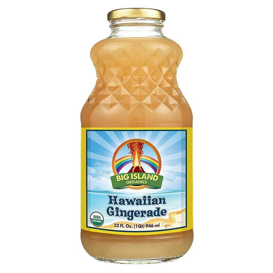 Big Island Organics Juice Hibiscus Gingerade Organic 32 oz Pack of 12
