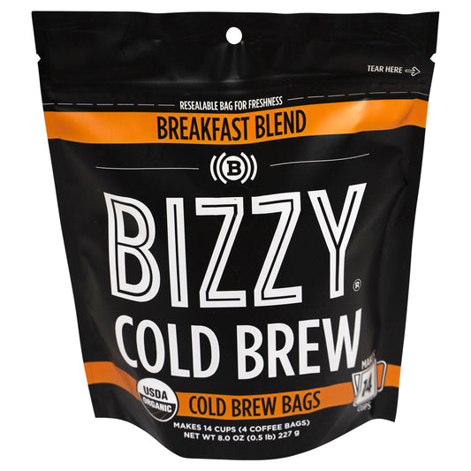 Bizzy Coffee Coffee Breakfast Blend Organic 8 Oz (Pack Of 6)
