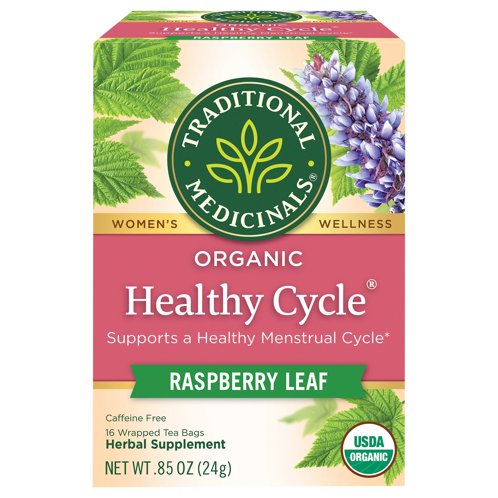 Traditional Medicinals Healthy Cycle Tea 16 Bags