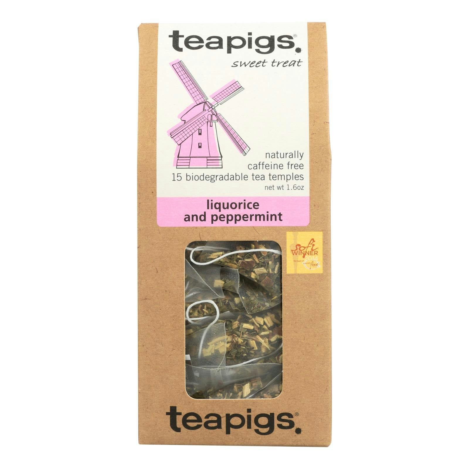 Teapigs Herbal Tea Sweet Treat Liquorice And Peppermint