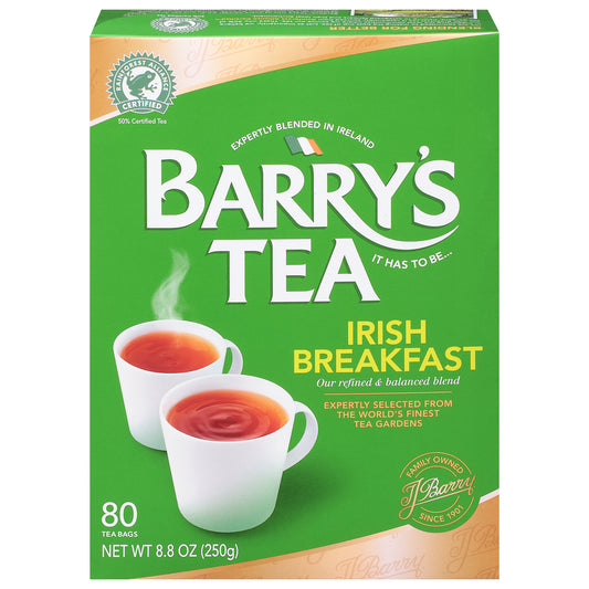 Barrys Tea Irish Breakfast 80Ct 8.8 Oz (Pack Of 6)