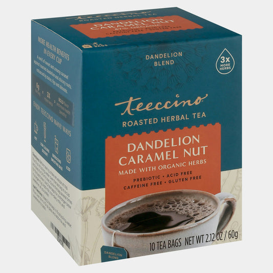 Teeccino Tea Dlion Caramel Nut Single Serve