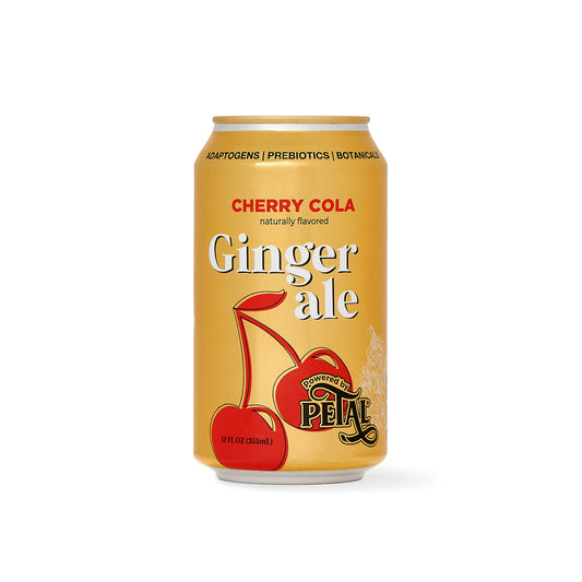 Petal Soda Ginger Ale Cherry Cola 12 fl oz Pack of 12
