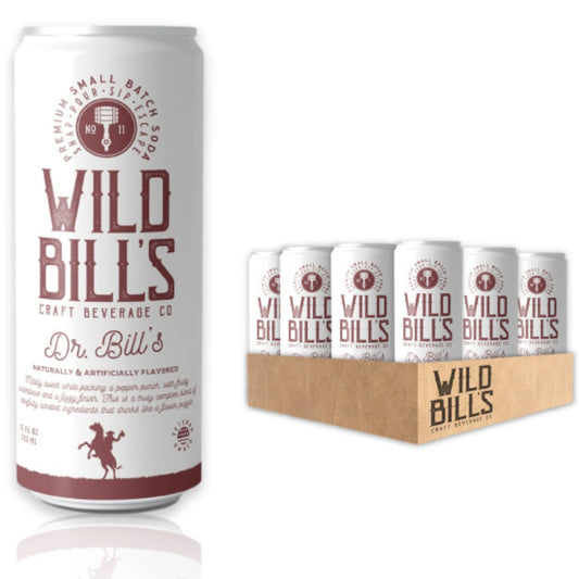 Wild Bill's Craft Dr. Bill's Soda 12 fl oz Pack of 12
