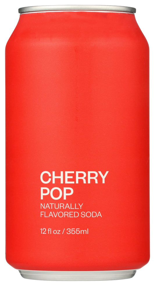 United Sodas of America Cherry Pop Soda 12 fl oz Pack of 12