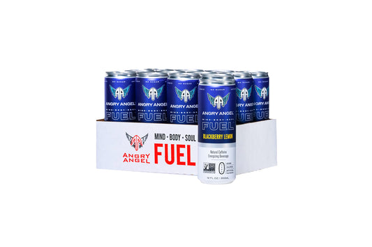 Angry Angel Blackberry Lemon Energy Drink 12 fl oz Pack of 12