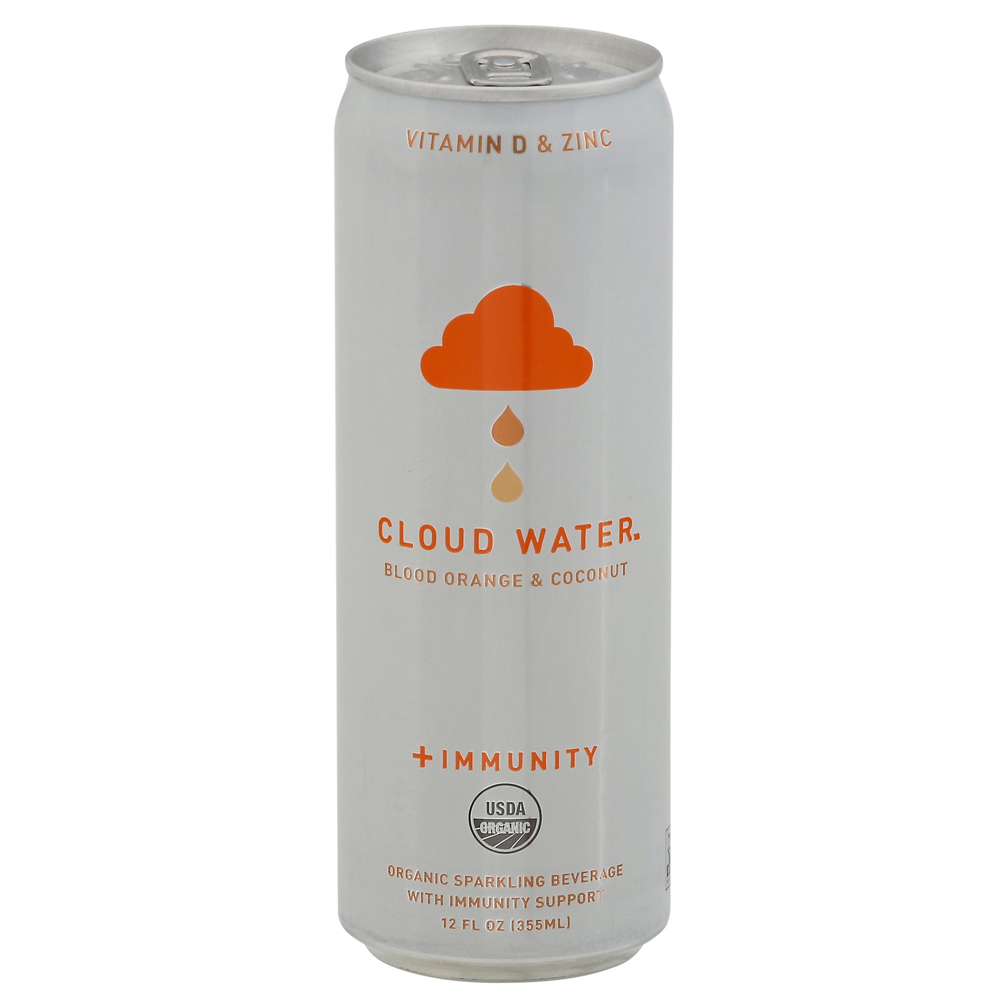 Cloud Water Immunity Water Sparkling Blood Orange Coconut 12 FO (Pack Of 12)