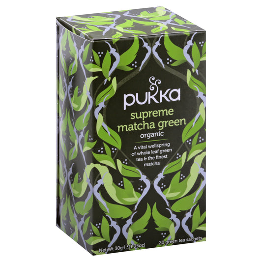 Pukka Herbs Tea Green Matcha 20 Bag (Pack Of 4)