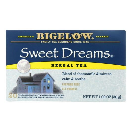 Bigelow Sweet Dreams Herb Tea - 20 Bags (Pack of 6)