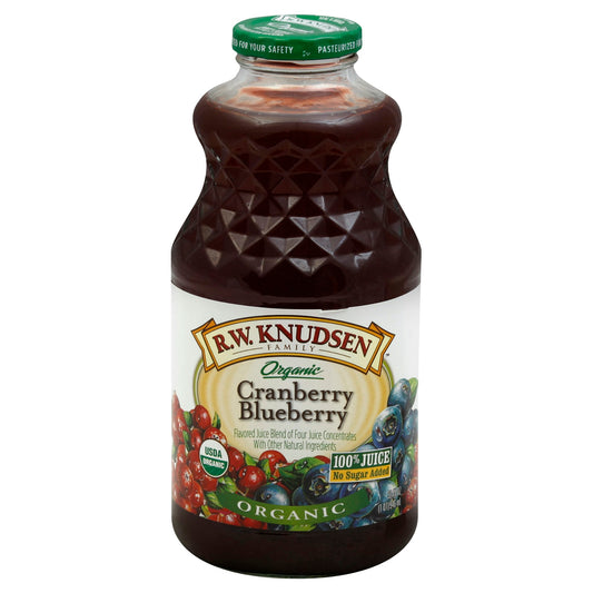 Knudsen Juice Cranberry Blueberry 32 fl oz (Pack of 6)
