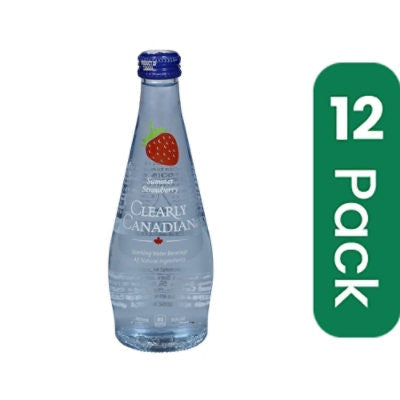 Clearly Canadian Water Sparkling Summer Strawberry 11 FO (Pack Of 12)