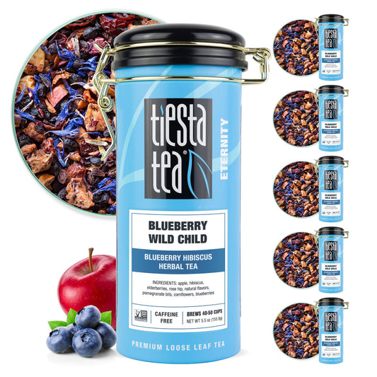 Tiesta Tea Blueberry Wild Child Tea 5.5 oz (Pack of 6)