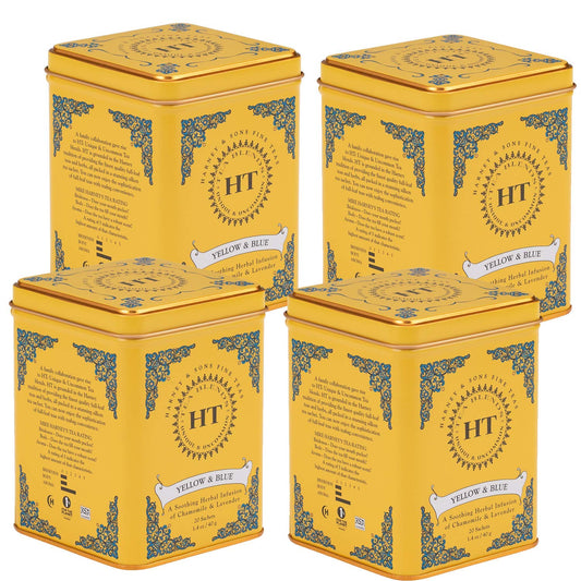 Harney & Sons Yellow & Blue Herbal Tea 20 Bags (Pack of 4)