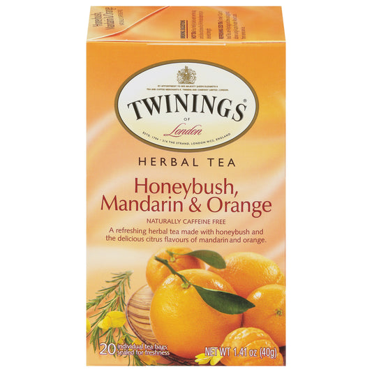 Twining Tea Tea Herbal Unwind Honeybush Mandarin 20 Bag (Pack of 6)