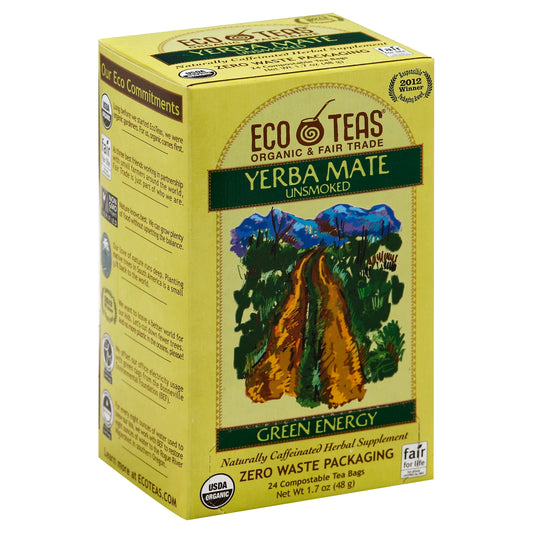 Eco Tea Yerba Mate Tea 24 Bags (Pack of 6)