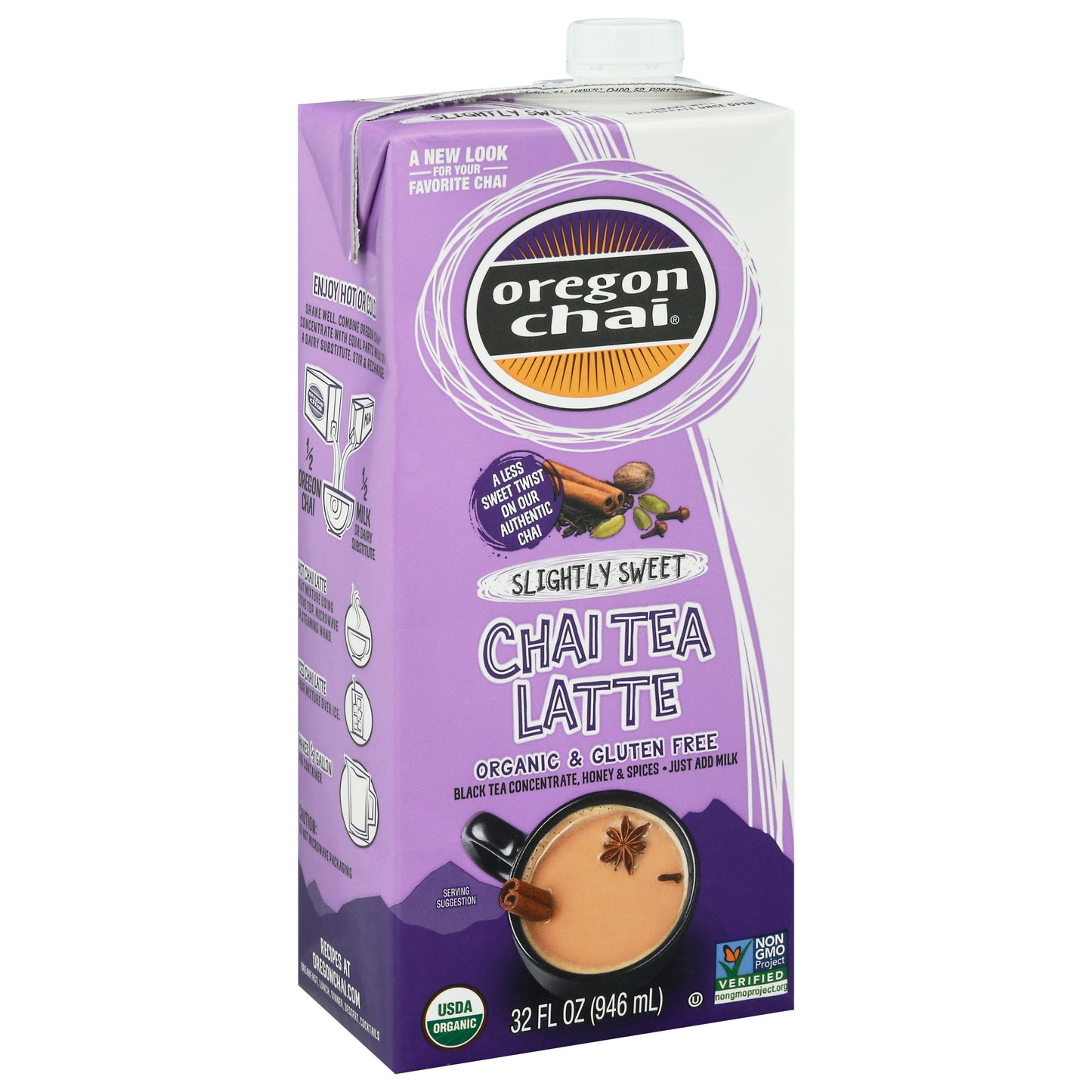 Oregon Chai Tea Chai Slightly Sweet 32 FO (Pack Of 6)