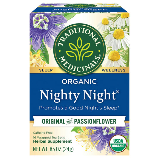 Traditional Medicinals Tea Nighty Night Organic 16 Bag (Pack of 6)