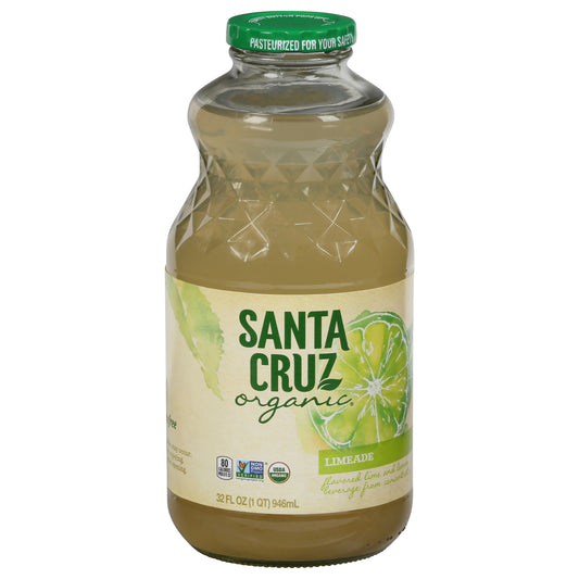 Santa Cruz Juice Limeade Organic 32 fl oz Pack of 12