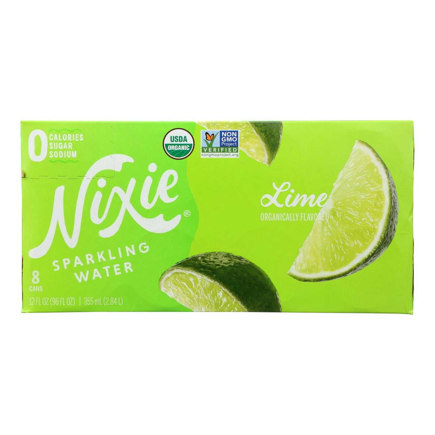 Nixie Sparkling Water Organic Sparkling Water Lime