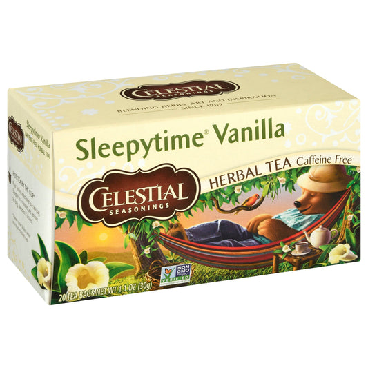 Celestial Seasonings Tea Herb Sleepytime Vanilla 20 Bag (Pack of 6)