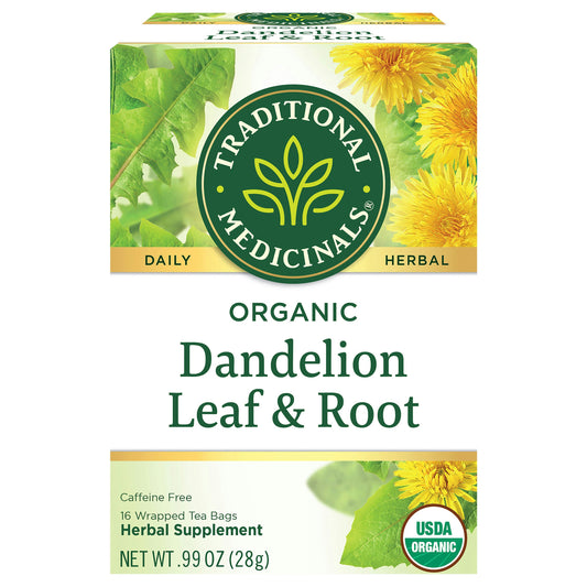 Traditional Medicinals Tea Dandelion Leaf & Root 16 Bag (Pack of 6)
