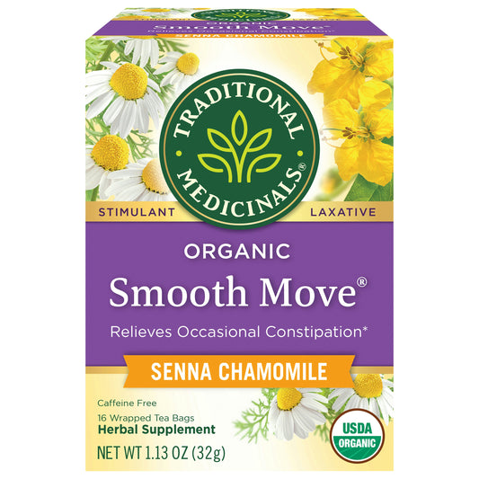 Traditional Medicinals Tea Smooth Move Chamomile 16 Bag (Pack of 6)