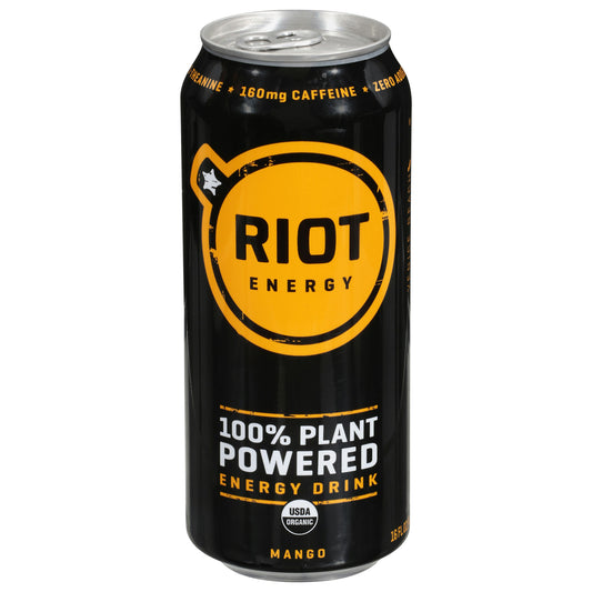 Riot Energy Drink Mango Riot Organic