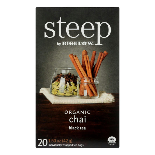 Bigelow Tea Steep Chai Organic 20Bag