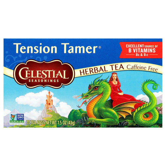 Celestial Seasonings Tea Herb Tension Tamer 20 Bag (Pack of 6)