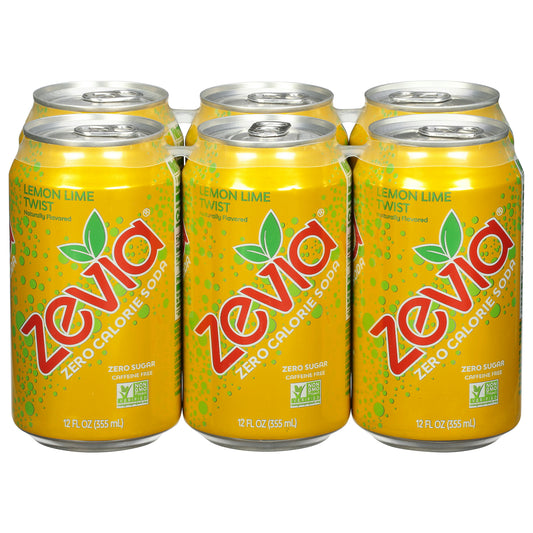 Zevia Soda Twist Natural 72 FO (Pack of 4)